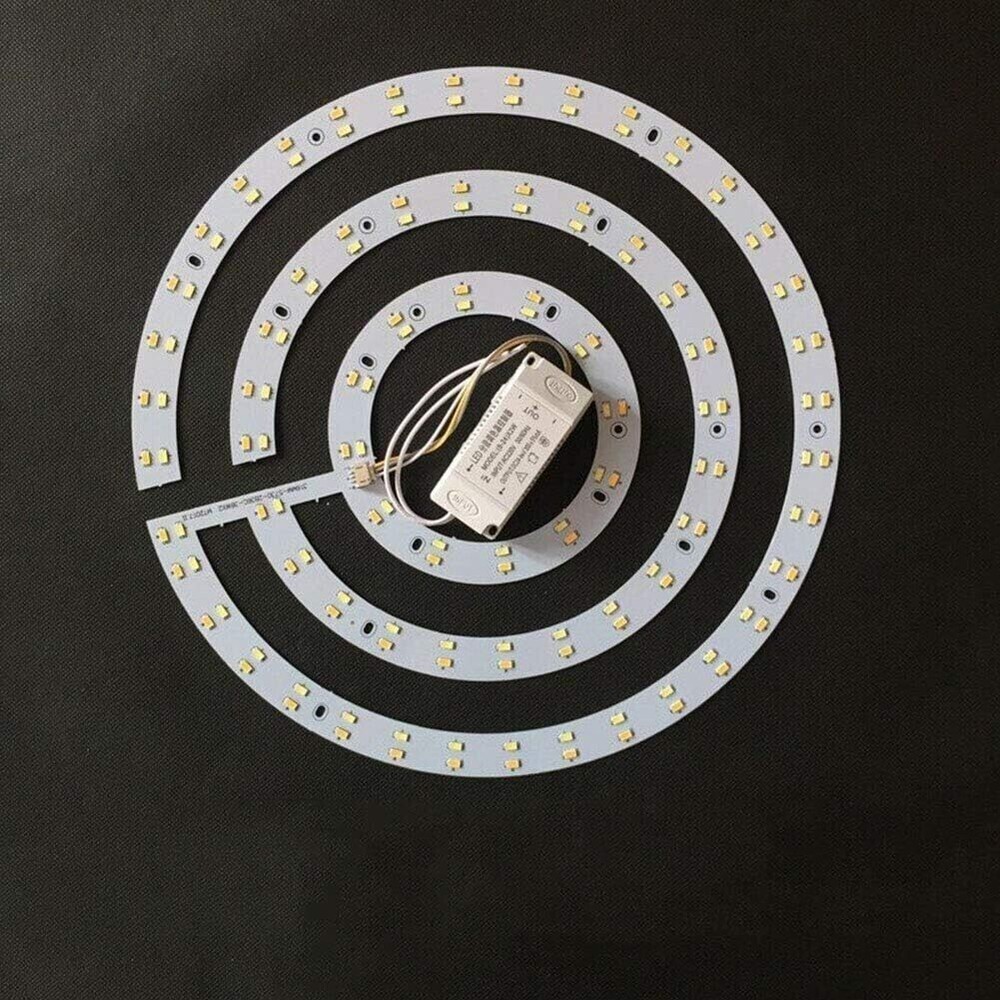 42" Retractable Ceiling Fan Light Kit 3 Color Changes 36W Led Driver Led Panel