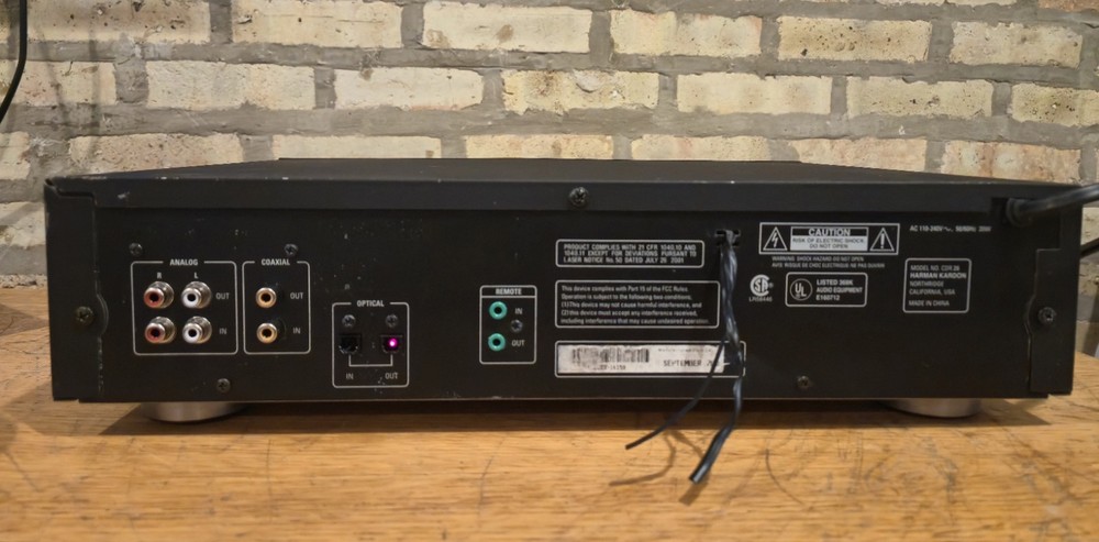 Harmon Kardon CDR 26 CD recorder w/remote SERVICED Fully Functional