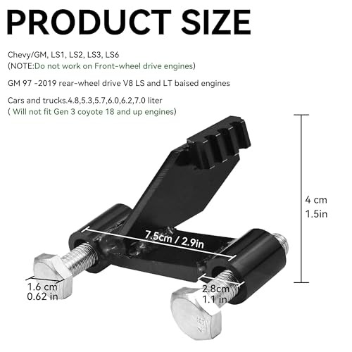LS Flywheel Locking Tool Flexplate Flywheel Holder Compatible with Engine