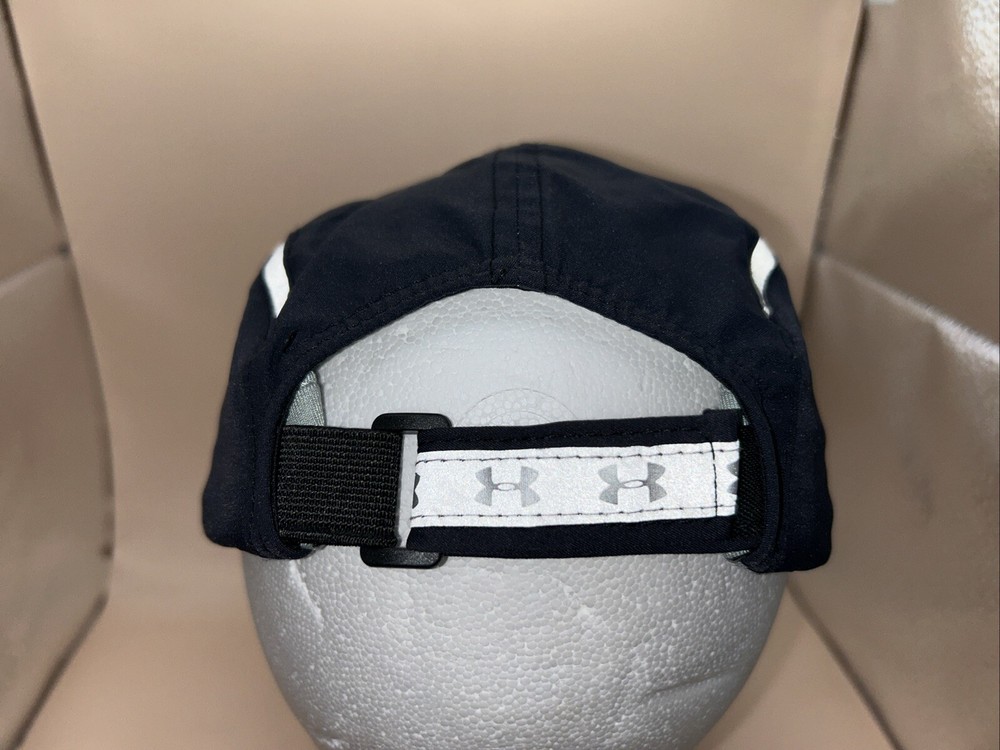UNDER ARMOUR Running Workout Baseball Hat Cap 5 Panel Reflective Adjustable NICE