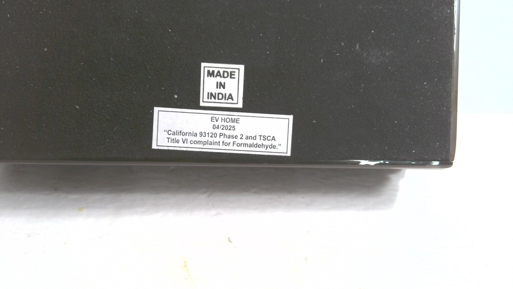 EV HOME Decorative Storage Box Brown Felt Lined Handmade in India Keepsake