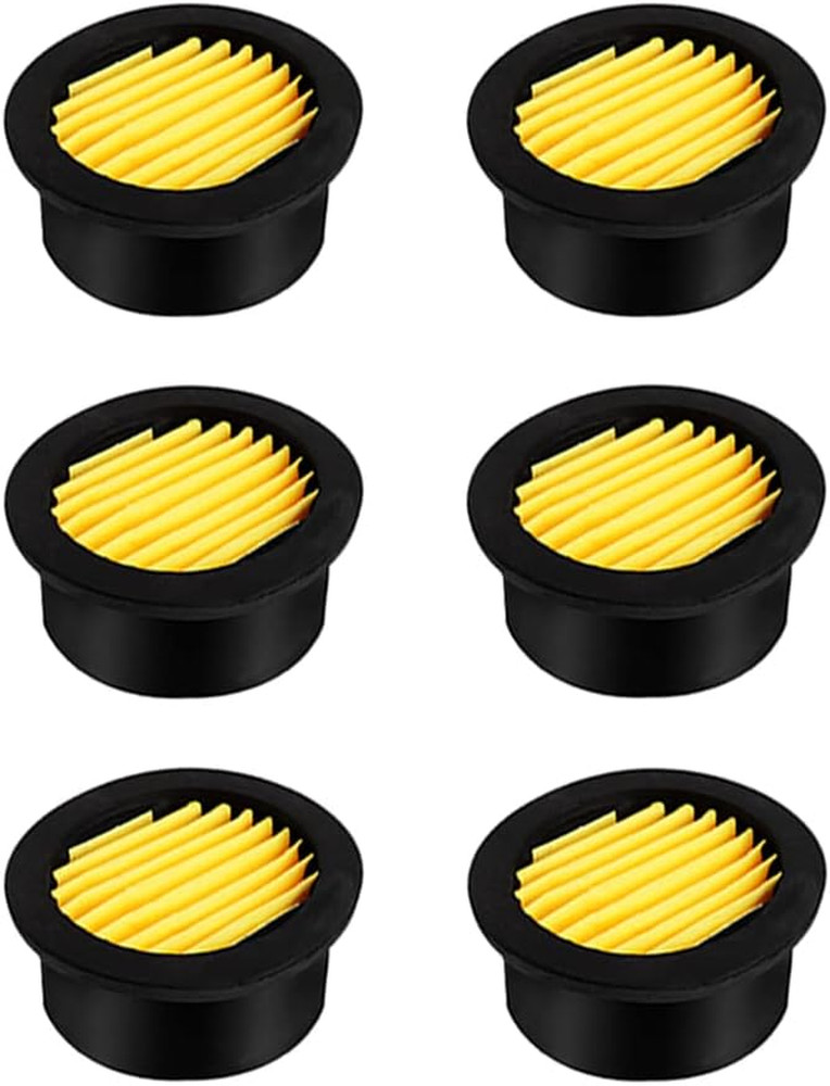 6PCS Air Compressor Replacement Filter Elements for 1/2'' 1/4" 3/8"Air Compresso