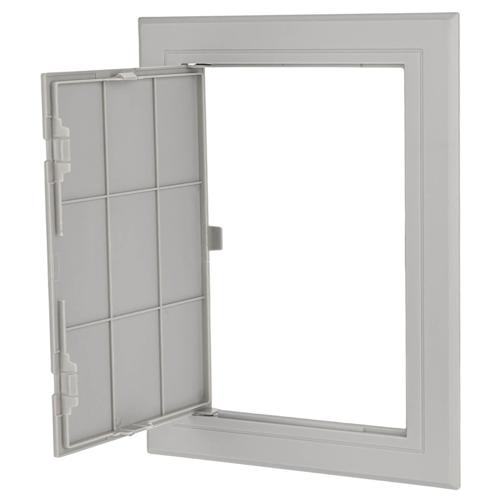 1-Pack Access Panel for Drywall, 5.7x8" Plastic Wall Hole Cover [Gray]