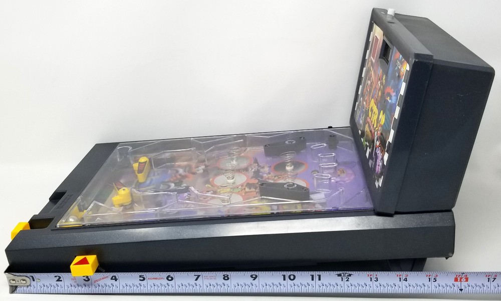 Crash Bandicoot CTR Team Racing Electronic Pinball Machine Tabletop