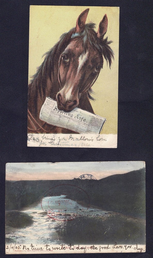 SUDAN 1904 AND 1905 PICTURE POSTCARDS