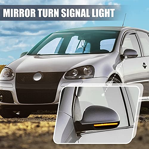 Side Mirror Turn Signal Indicator Dynamic Sequential LED Light for VW Golf 5