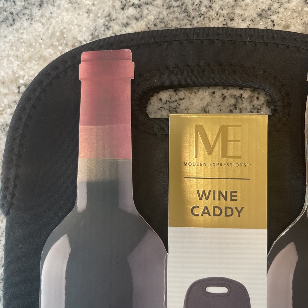 New Modern Expression Wine Caddy Black 