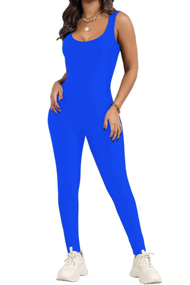 Womens Spandex Tank Unitard Dance Bodysuits Workout Jumpsuit