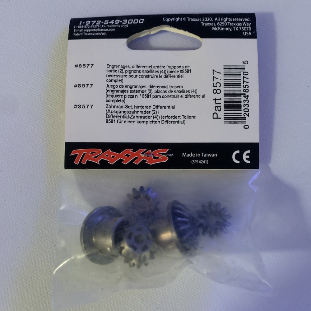 Traxxas Rear Differential Gear Set 8577 NEW