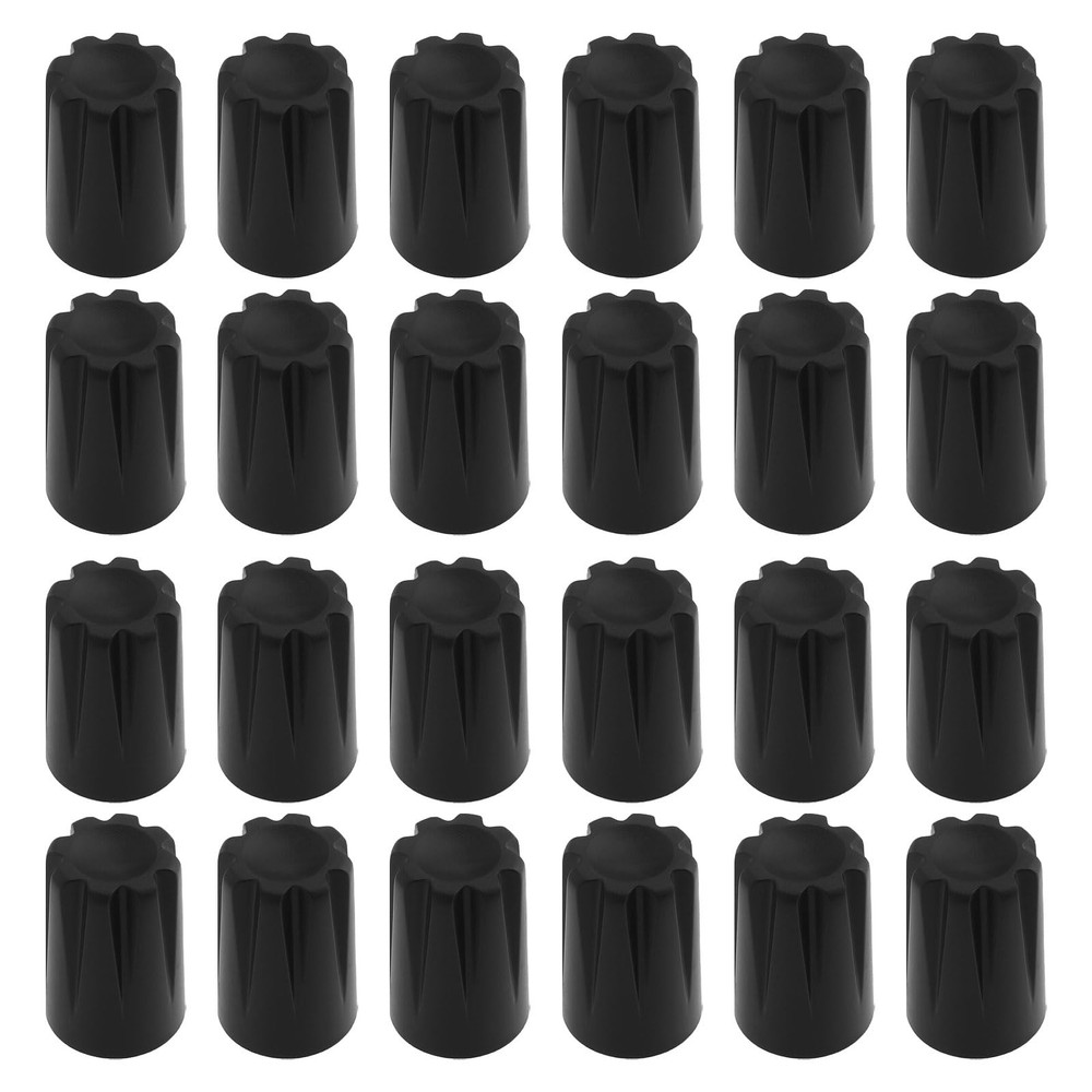 LT Easiyl 50Pcs 6mm D Shaft Black Tall Rotary Encoder Control Knob D Hole...