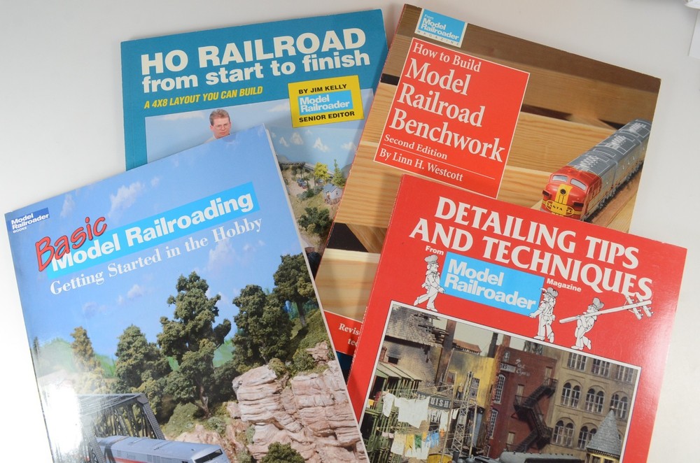 Model Railroadering Book Lot - Getting Started, Benchwork, Detailing, 4x8 Layout