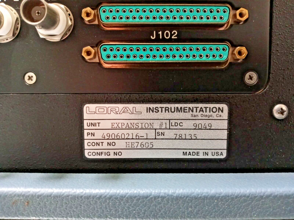Loral Instrumentation EXP 100A Digital Data Analyzer 49060216-1 / Tested