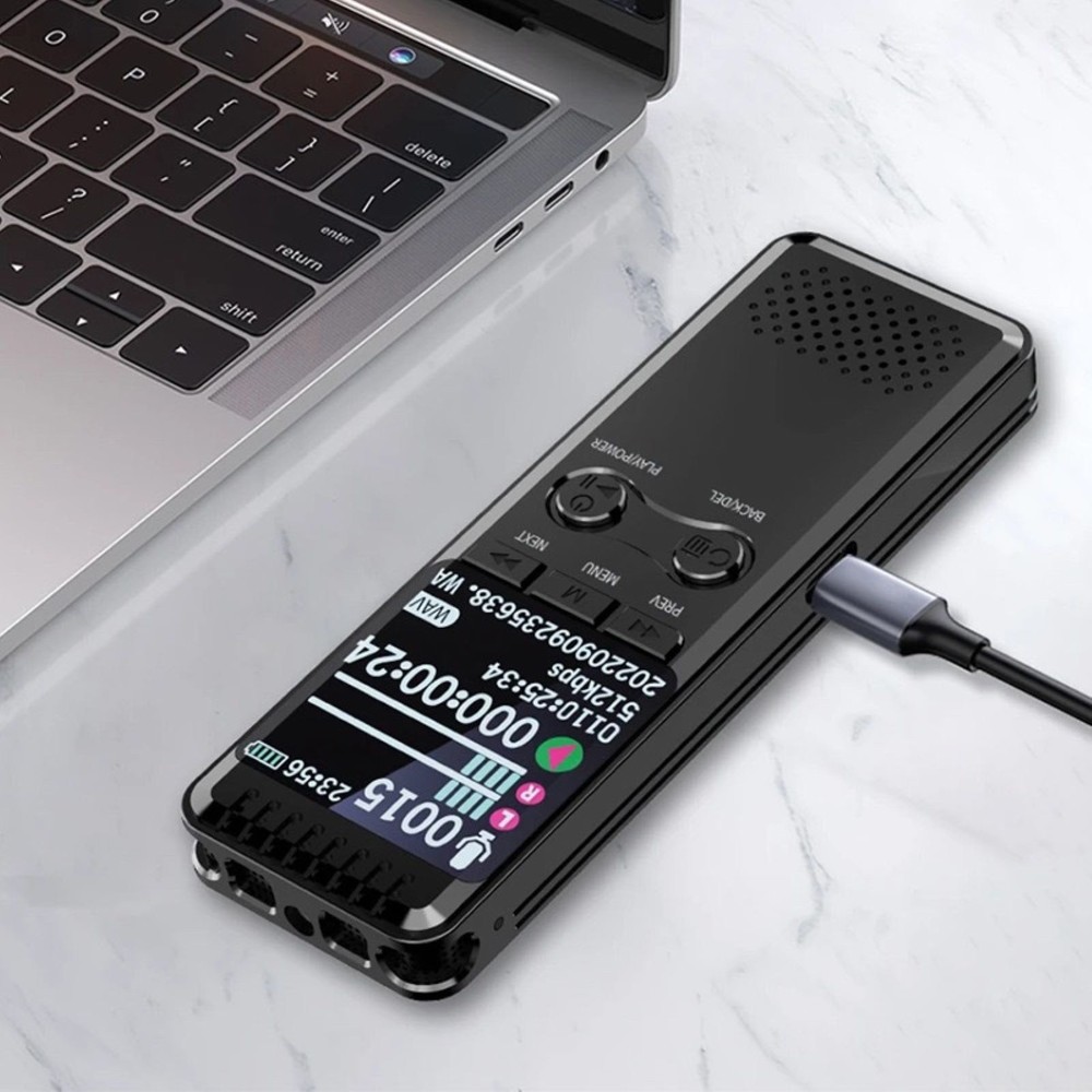 32GB Digital Voice Recorder Playback Device Lectures Activated Audio Recorders