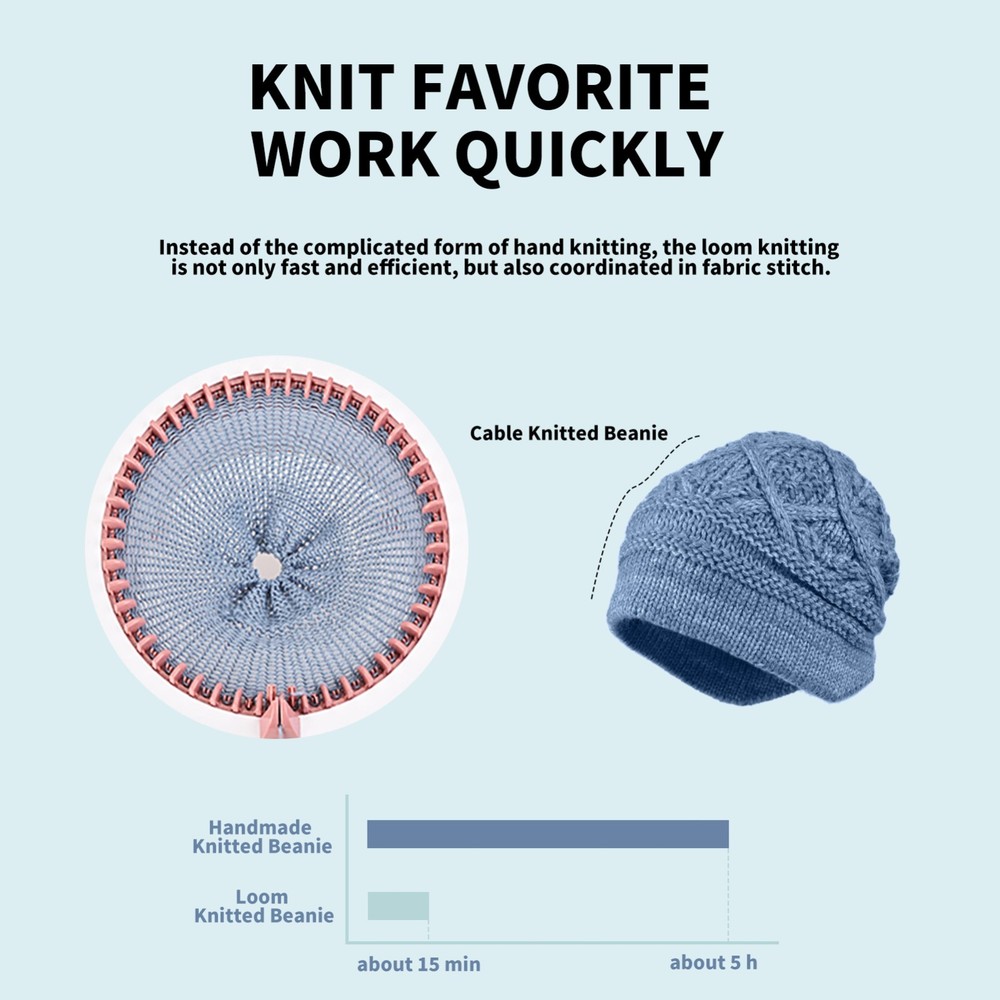 Fast & Safe Weaving, Educational Gift to Develop Hand-Eye Coordination, Age 8+