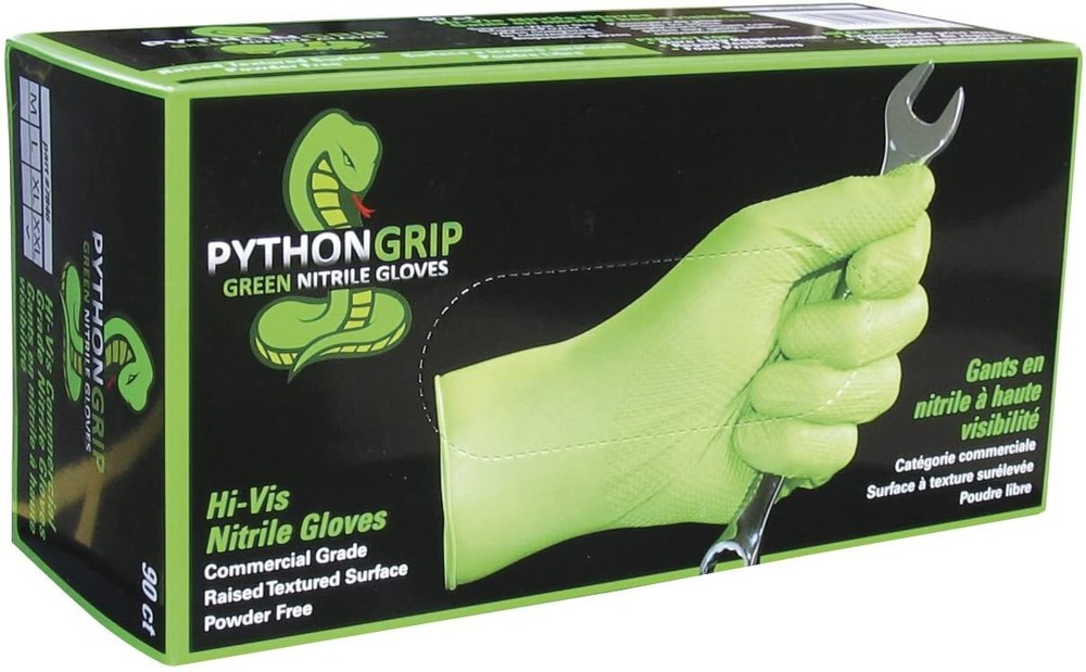 Eppco Python Nitrile Gloves - Powder & Latex Free - 10 Boxes - 1000 / Case