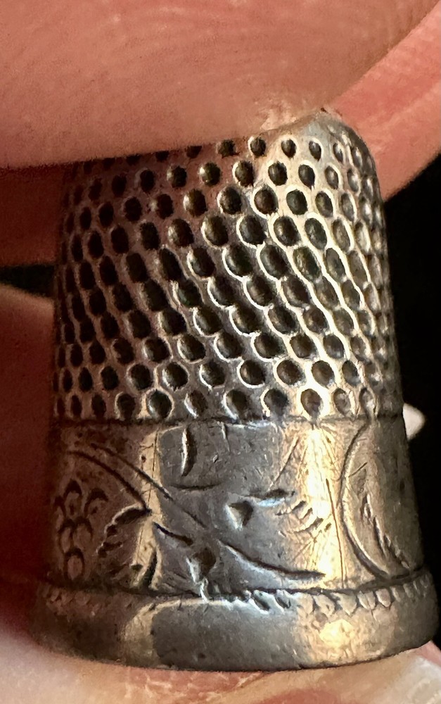 Vintage Sterling Silver Thimble 6