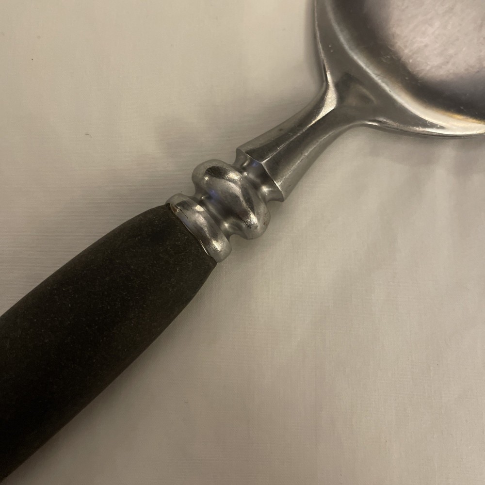 Guildcraft Forged Stainless Serving Fork With Black Handle Japan 11.5”