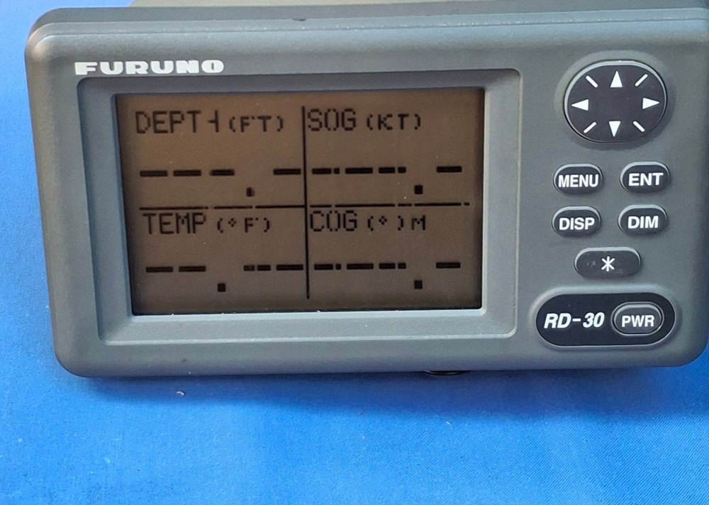 Furuno RD-30 Remote Organizer Multi Display Depth Temp Speed bad pixels for Part