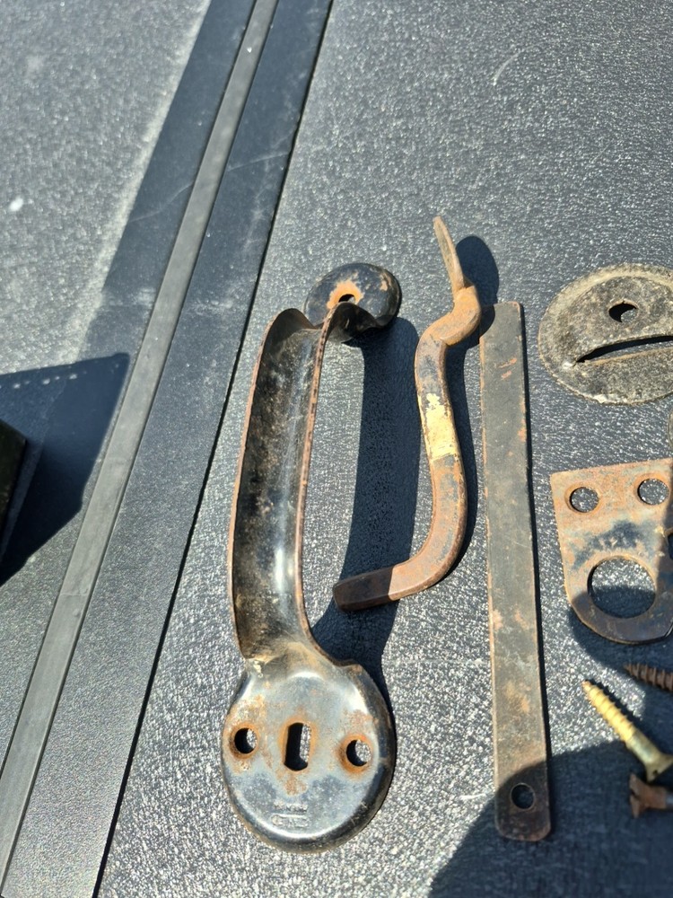 Vintage Stanley Thumb Gate Latch 6 1/2” Used