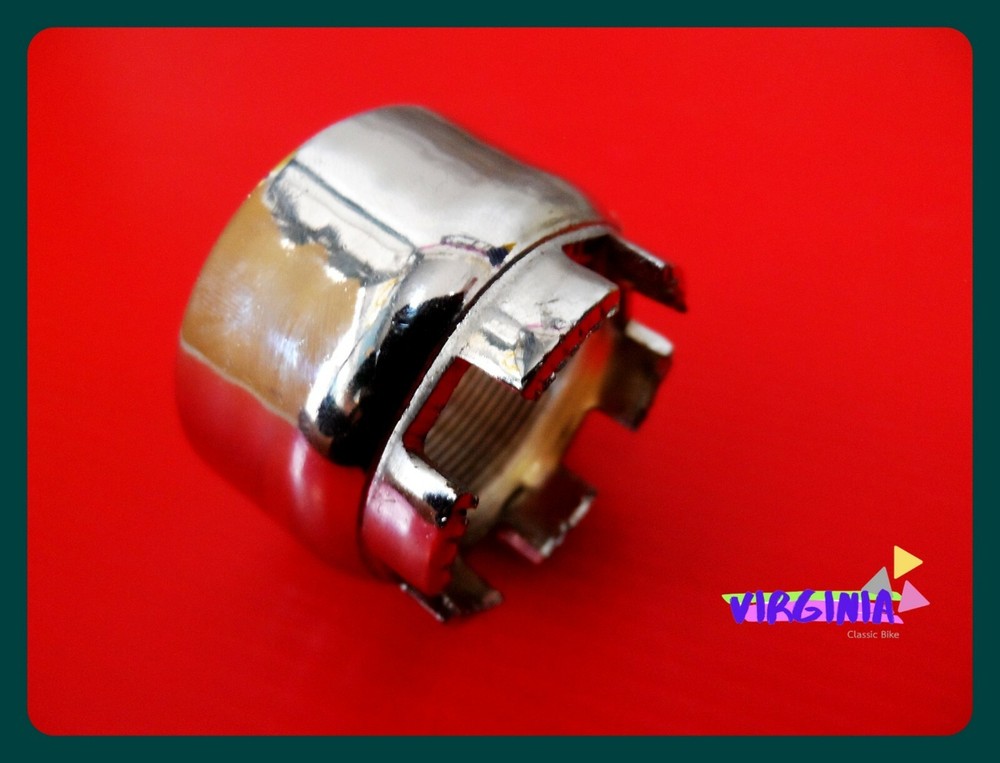 Fit Yamaha Y100 Exhaust Connecting Pipe Thread "Chrome"