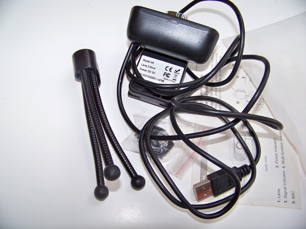 PC Computer Web Camera with Microphone, Laptop Desktop Full HD Camera 1080p USB