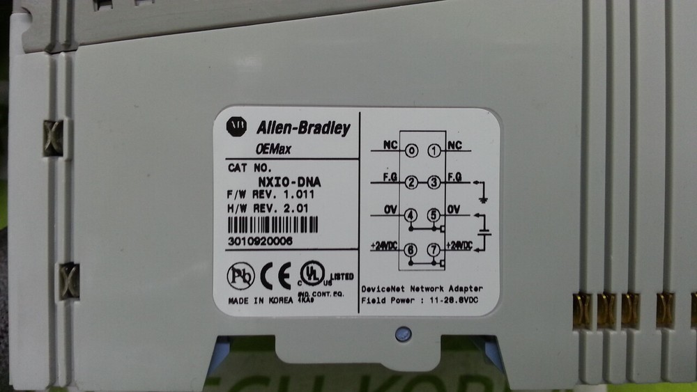 Allen-Bradley NXIO-DNA DeviceNet Adapter Tested
