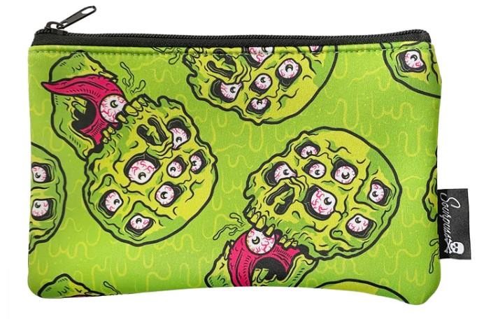 Sourpuss Gnarly Skull Zip Pouch