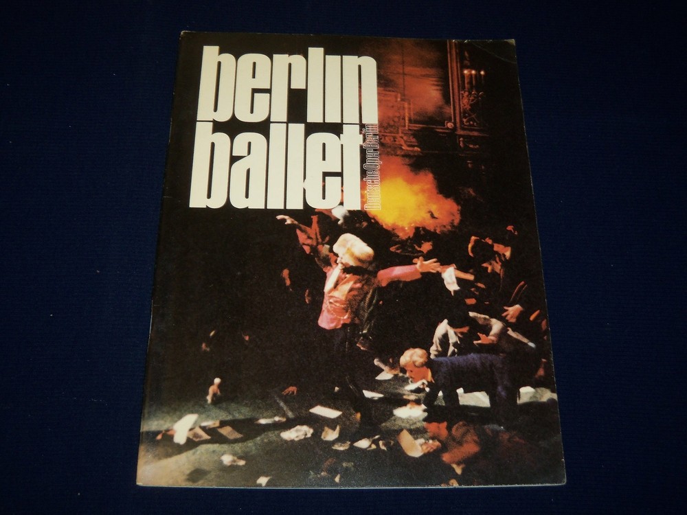 1980 BERLIN BALLET PROGRAM - DEUTSCHE OPER BERLIN - NUREYEV - J 5109