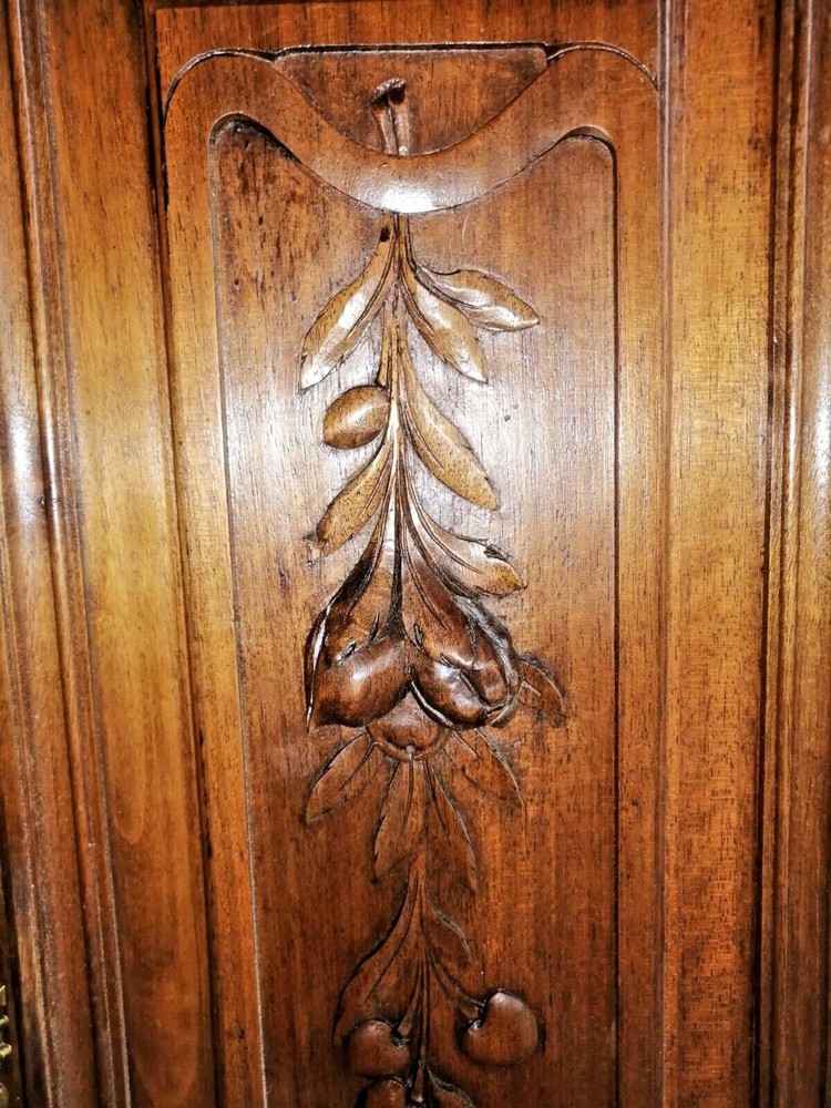 27" Pair French Antique Architectural Hazelnut Panel Door Solid Oak