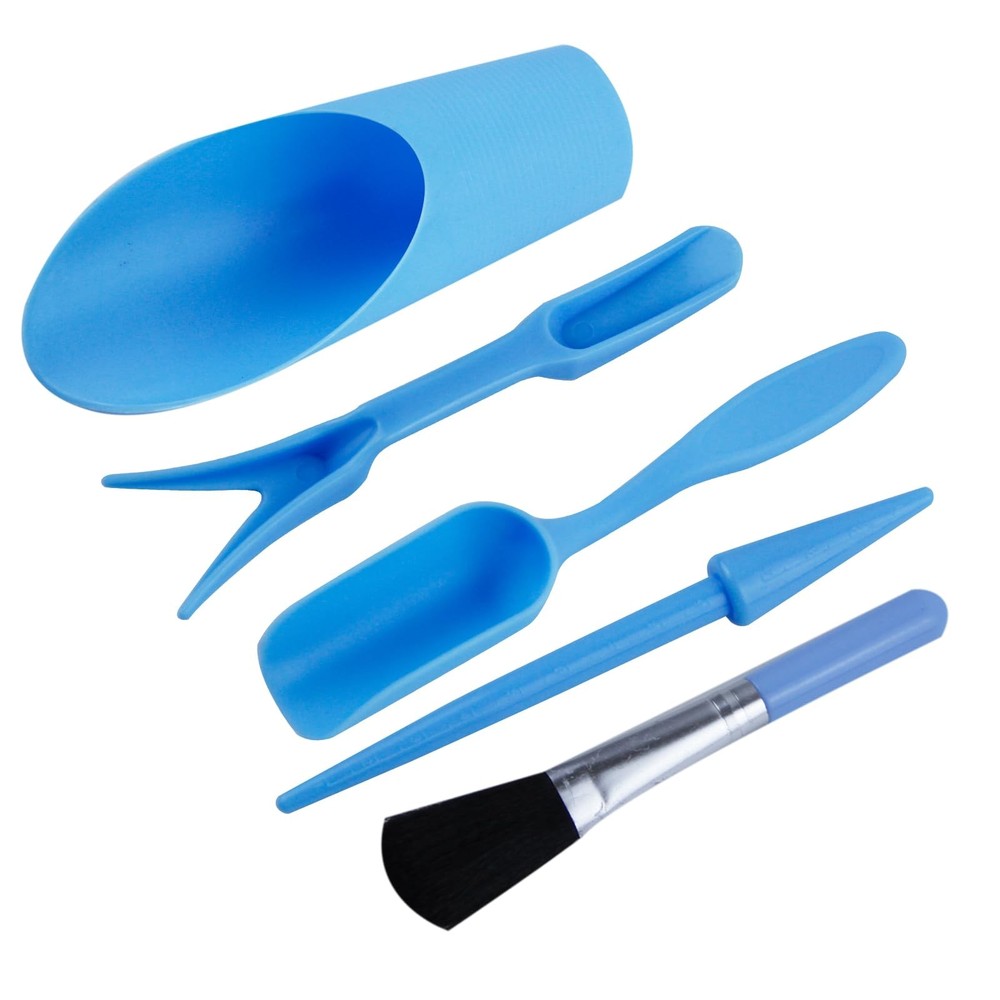5 Pcs Mini Garden Tool Set Hand Tools Succulent Transplanting Blue