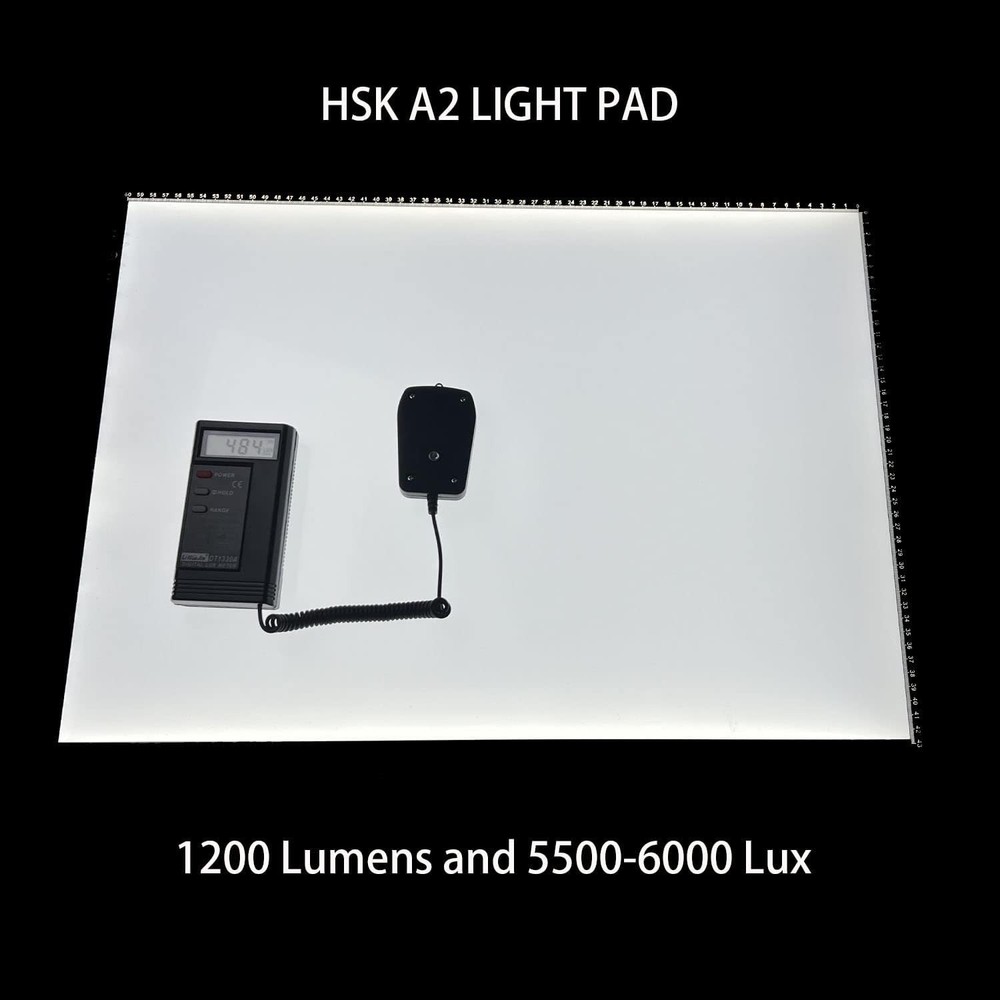 A2 Artist Tracing Light Box Copy Table Dimmable 5000 Lux Light Pad