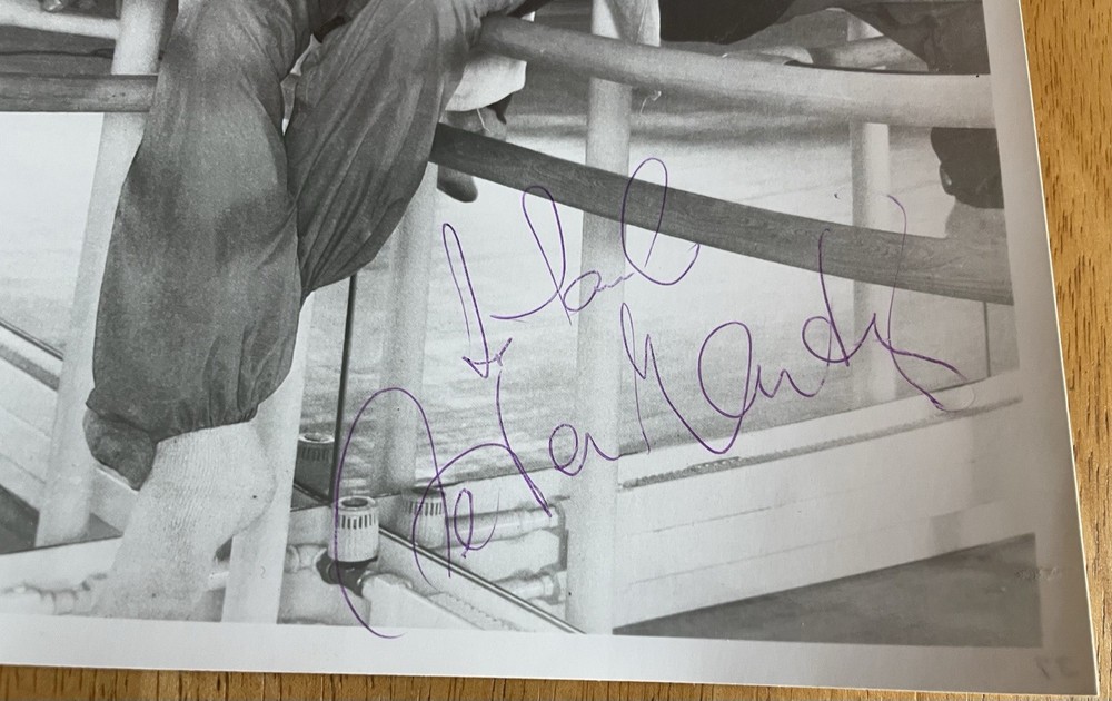 Danish Ballet Dancer Peter Martins Autographed Photo