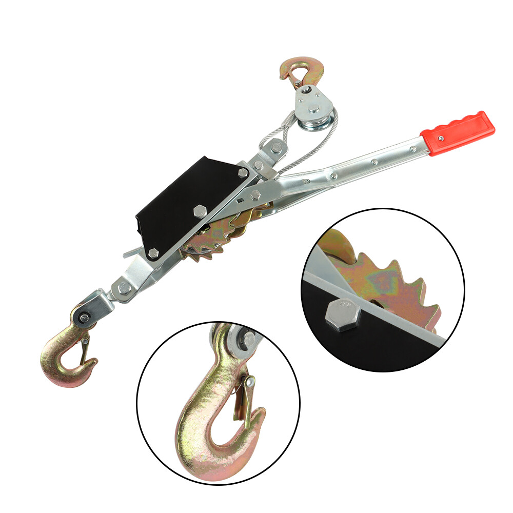Power Puller 17 in. High-leverage Steel Ratchet Handle 2 Ton Dual Gear