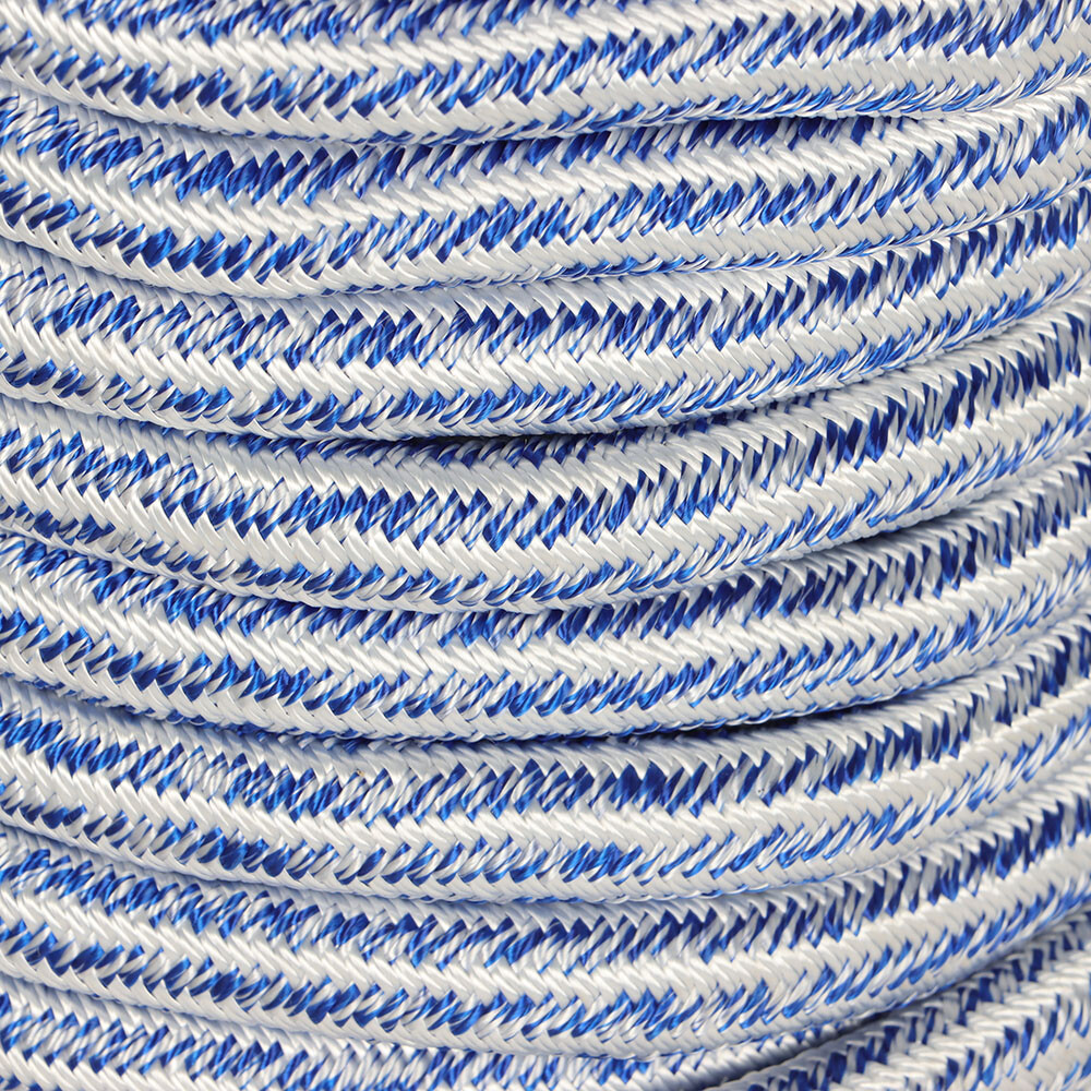 3/4 "x 100‘’ 24 Strand Braid Polyester Rope Heavy Duty Rigging Rope 20000 lbs