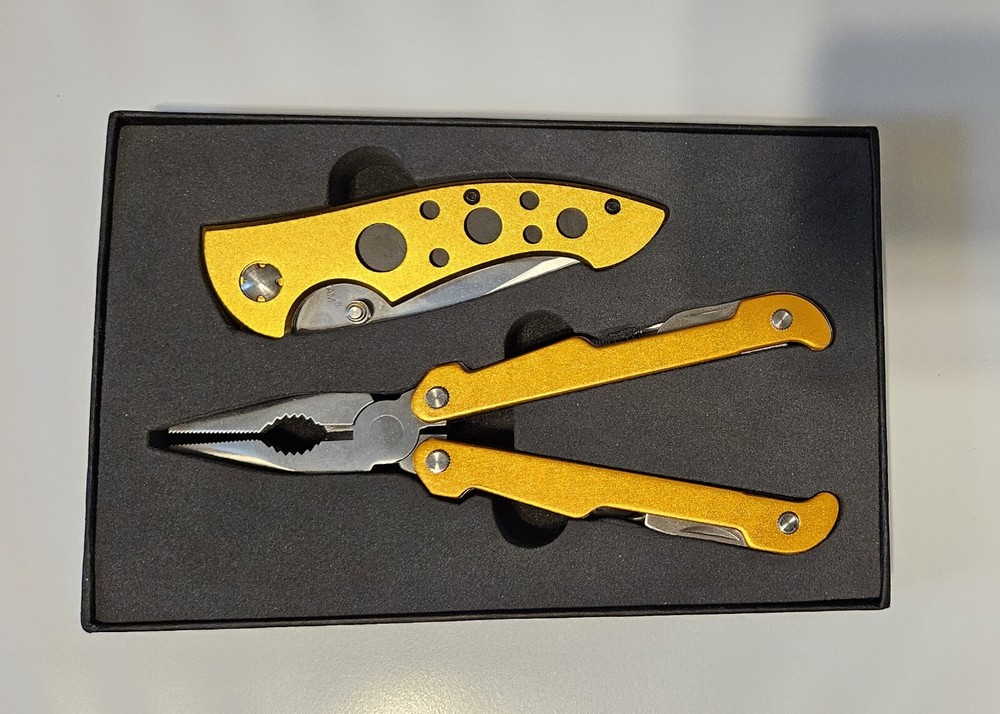 Maxam 9-in-1 Pocket Multi Tool Plus Knife Set