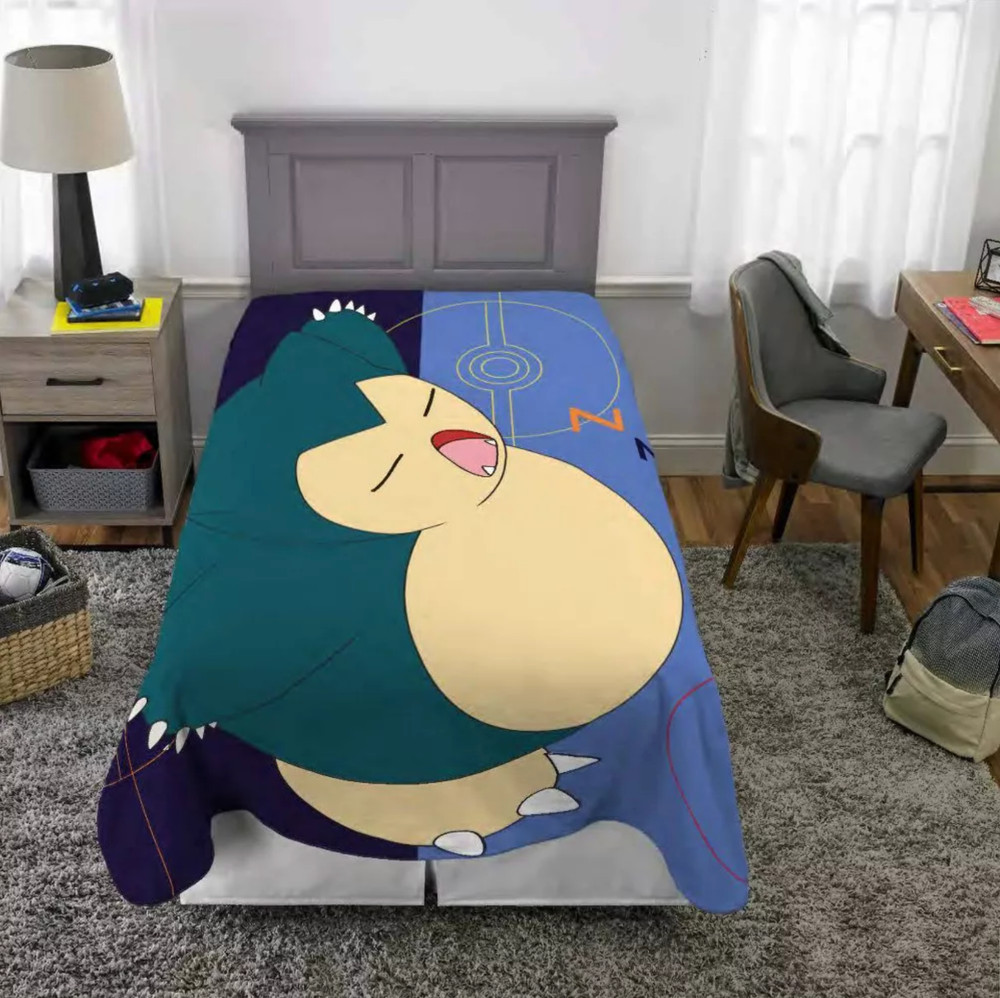 Pokemon Snorlax Blanket Comforter