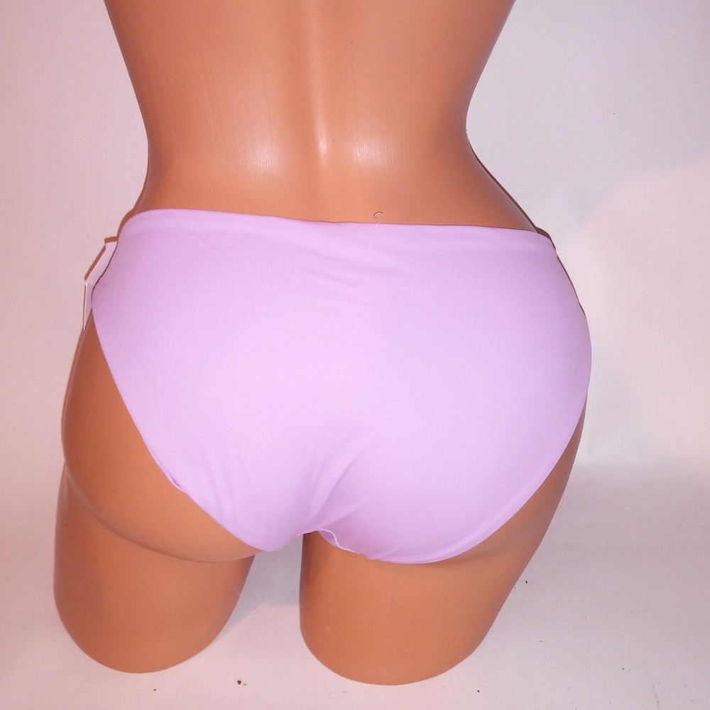 Victoria Secret Swim Bikini Bottom Light Purple Solid Color Code 04P5 New