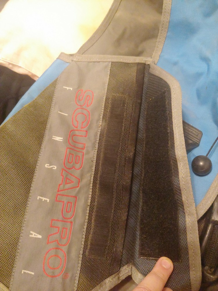 SCUBAPRO finseal Vest regulator Weight Pockets -Size Medium