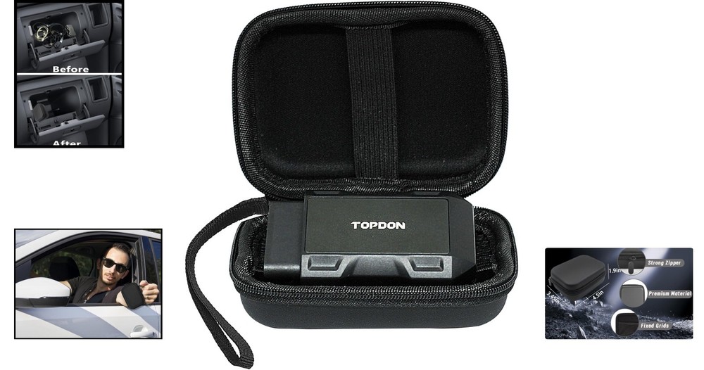 Topdon Bluetooth Scanner Case - Protective Tool Bag for TopScan/Xtool Devices