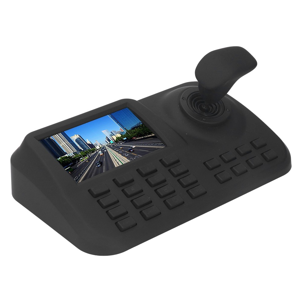 PTZ Camera Controller 5in 3D Joystick Network Camera Control Keyboard 100-240V