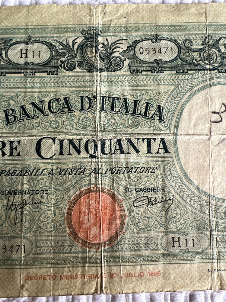 Italy 50 Lire 1943