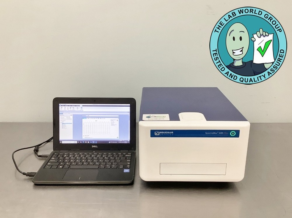 Molecular Devices SpectraMax ABS Plus Microplate Reader with Warranty SEE VIDEO