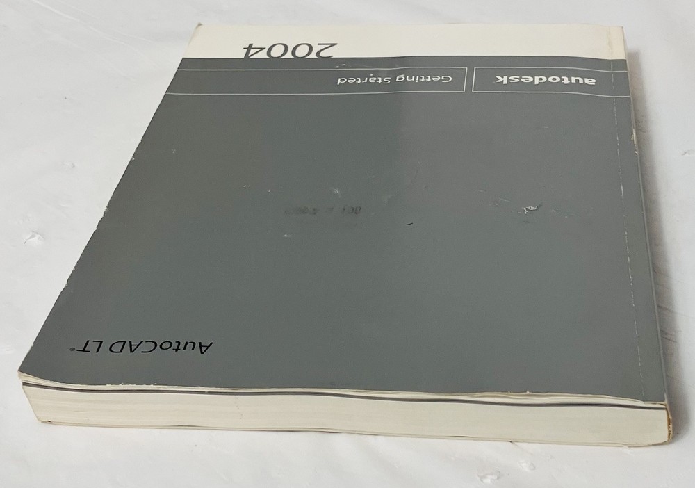 AutoCAD LT 2004 Getting Started Guide + Quick Reference Card Vintage Manual Only