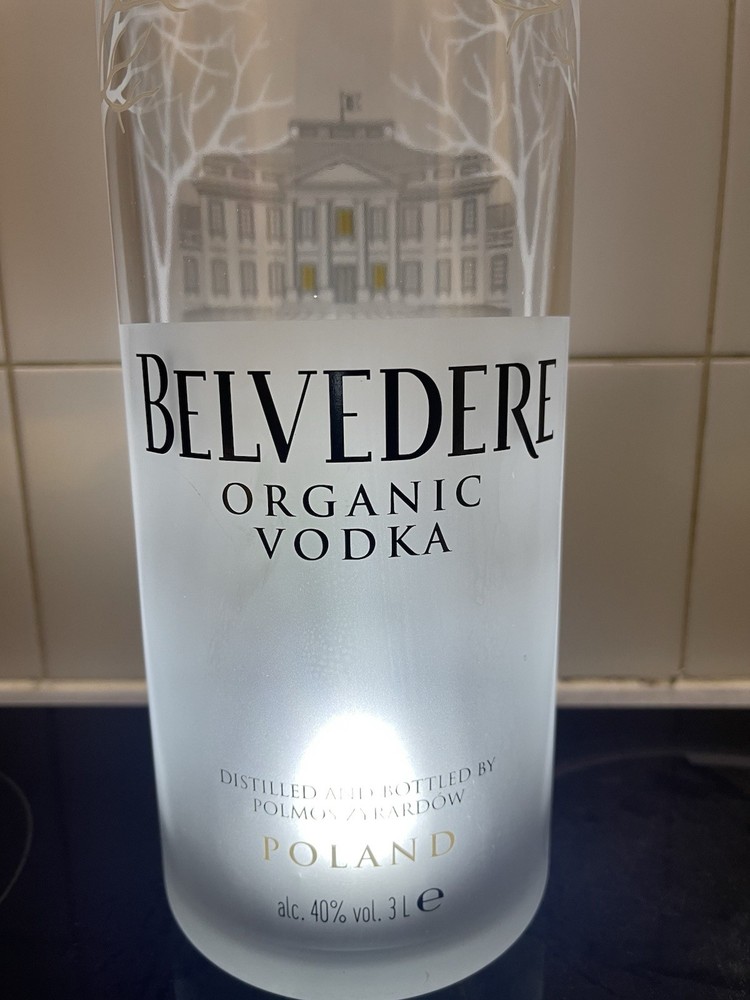 Belvedere Jeroboam 3L Empty Light Up Vodka Bottle