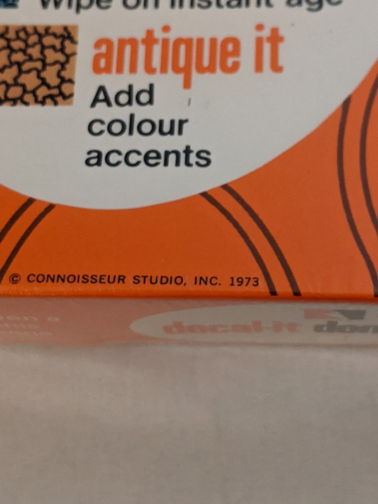 Vintage 1973 Sealed Decal-it Domes Kit