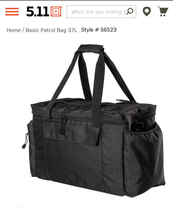 5.11 BASIC PATROL BAG / BLACK