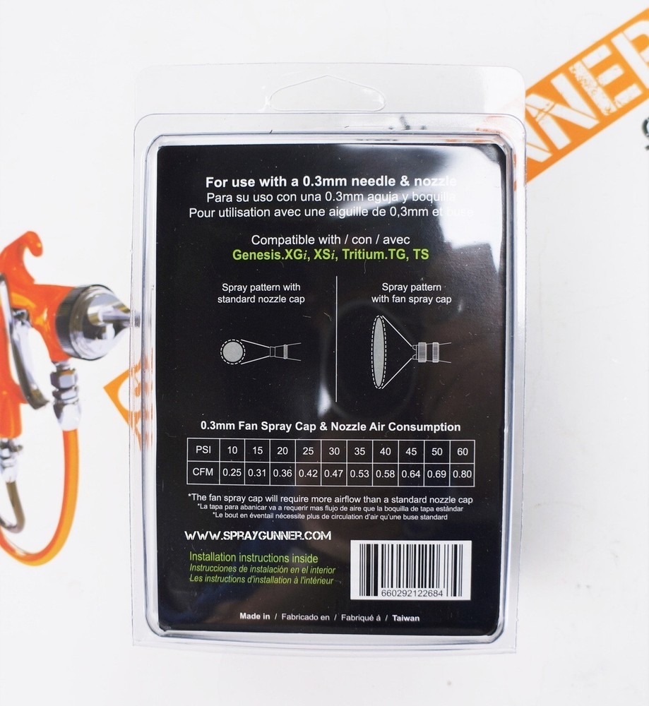Grex 0.3mm Fan Spray Cap