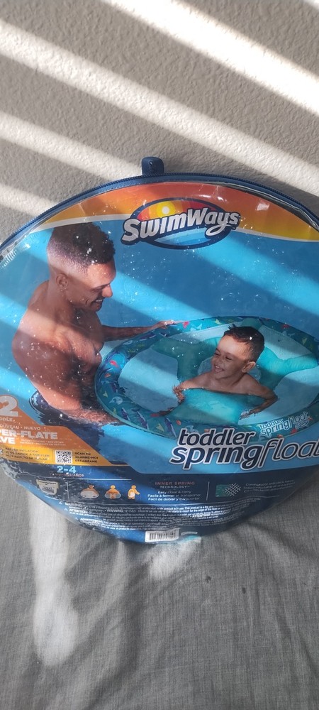 SwimWays Toddler Spring Float Inflatable Pool Float Model 20826AGR