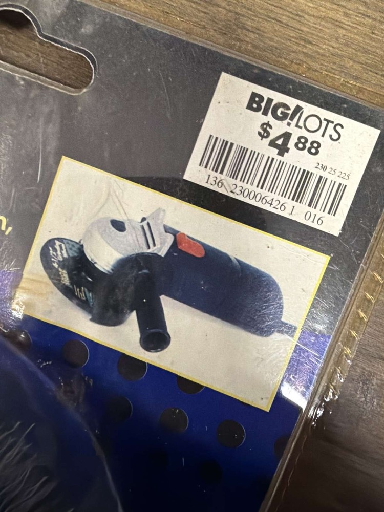 Shop Source 4" Wire Cup Brush Fine 5/8" Arbor Angle Grinder Rust Removal