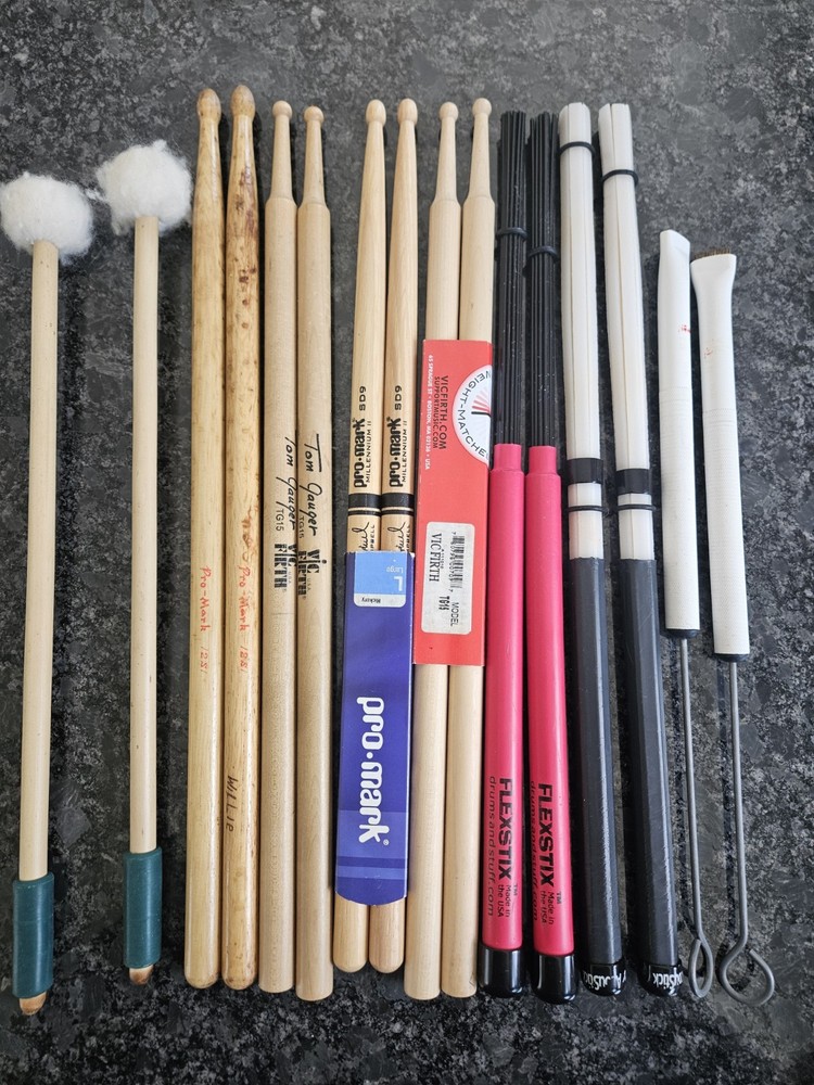 Drumsticks Brushes Multirods Mallets - Drums Drumset